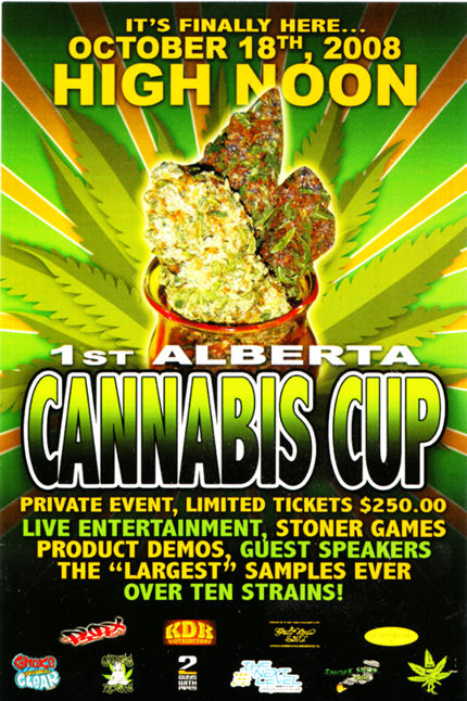 1st Alberta Cannabis Cup Poster